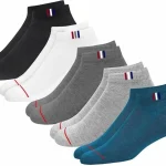 HICODE Men Solid Ankle Length Socks Pack of 5